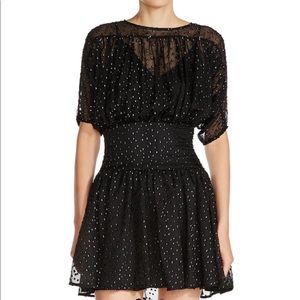 Make Rawson Polka-dot Chiffon Dress